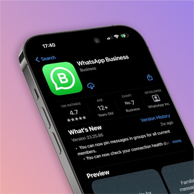 WhatsApp Business in de App Store